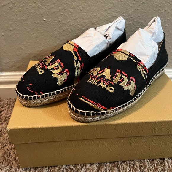Prada Canvas Espadrilles - Picture 1 of 7